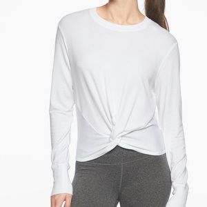 Athleta twist front sweatshirt